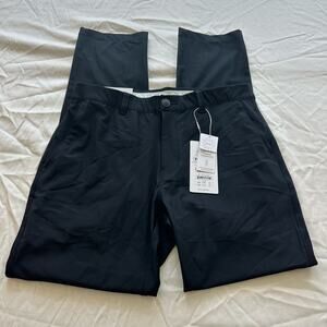 7Diamonds Black, Zuma, UV Protected, Chino Golf Pants NWT- 32x32